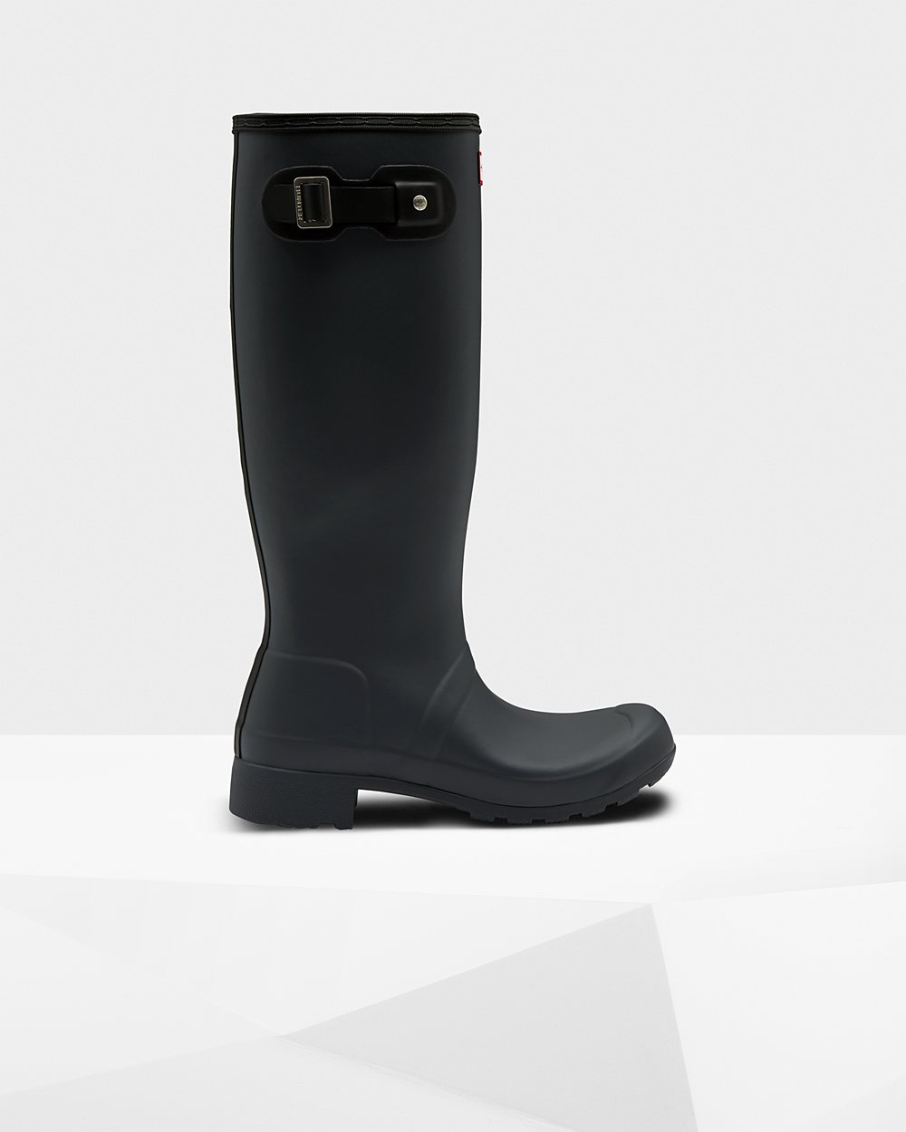 Hunter Mujer Original Tour Foldable - Botas de Lluvia Negras - 548-QNAMCF